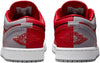 Women's Jordan 1 Low SE Gym Red/Cement Grey-Black (DR0502 600)