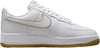 Men's Nike Air Force 1 '07 White/White-Bronzine (DV0788 104)