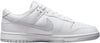 Men's Nike Dunk Low Retro White/Pure Platinum-White (DV0831 101)