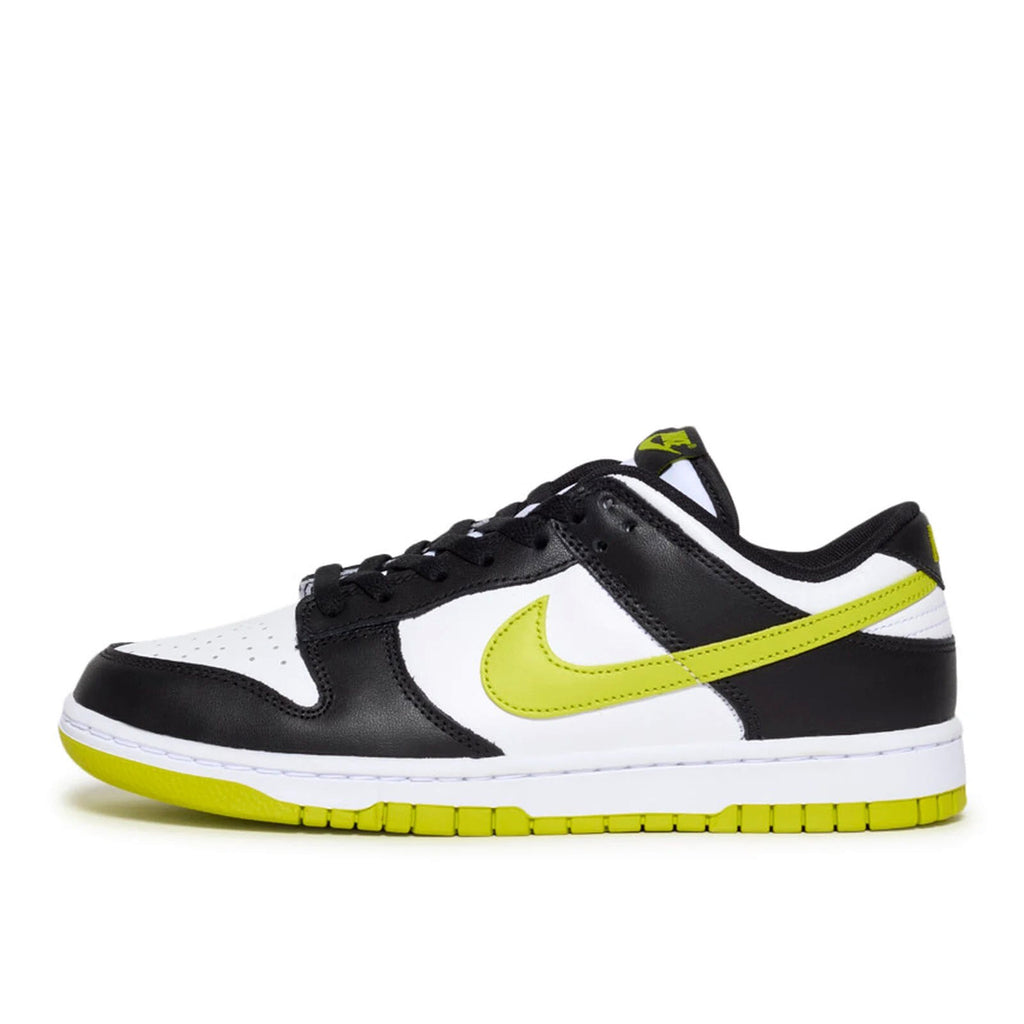 Men's Nike Dunk Low Retro White/Bright Cactus-Black (DV0833 110)