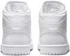 Women's Jordan 1 Mid White/White-White (DV0991 111)