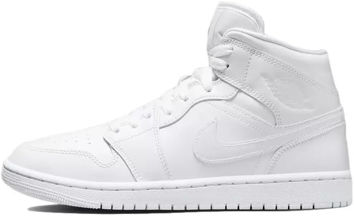 Women's Jordan 1 Mid White/White-White (DV0991 111)