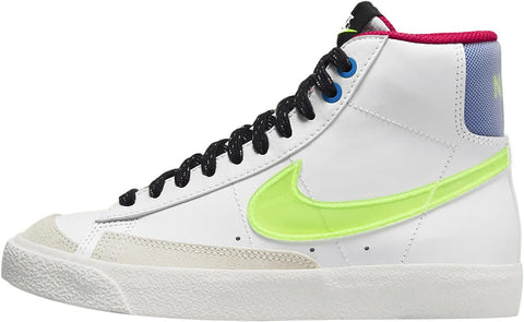 Big Kid's Nike Blazer Mid '77 White/Volt-Hyper Royal (DV2234 100)