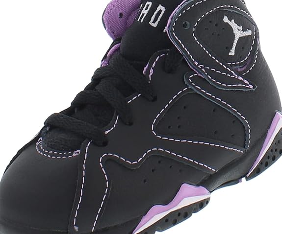 Toddler's Jordan 7 Retro Black/Barely Grape (DV2256 055)