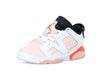 Little Kid's Jordan 6 Retro Low Wht/Atmosphere-Infrared 23 (DV3528 102)