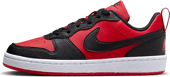 Big Kid's Nike Court Borough Low Recraft University Red/Blk-Wht (DV5456 600)