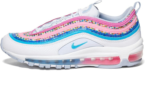 Big Kid's Nike Air Max 97 SE White/Blue Lightning (DV7550 100)