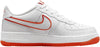 Big Kid's Nike Air Force 1 White/White-Picante Red (DV7762 101)