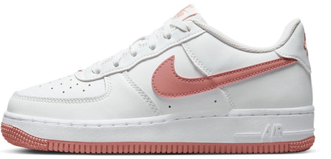 Big Kid's Nike Air Force 1 Summit White/Red Stardust (DV7762 102)