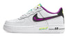 Little Kid's Nike Air Force 1 LV8 White/Black/Vivid Purple (DX3942 100)