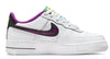 Little Kid's Nike Air Force 1 LV8 White/Black/Vivid Purple (DX3942 100)