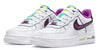 Little Kid's Nike Air Force 1 LV8 White/Black/Vivid Purple (DX3942 100)