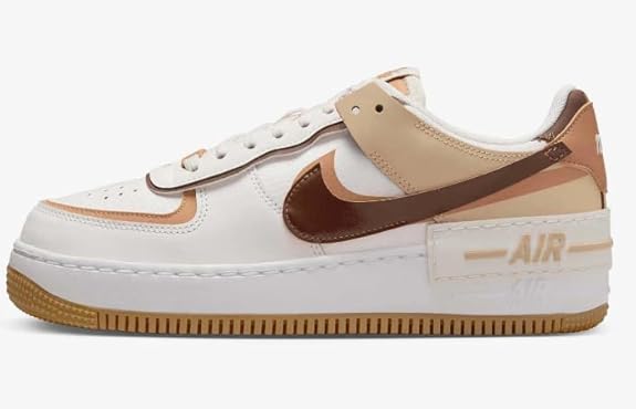 Women's Nike Air Force 1 Shadow Sail/Cacao Wow-Flax-Sesame (DZ1847 106)