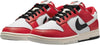 Men's Nike Dunk Low Retro PRM University Red/Black (DZ2536 600)