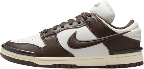 Women's Nike Dunk Low Twist Phantom/Baroque Brown (DZ2794 003)