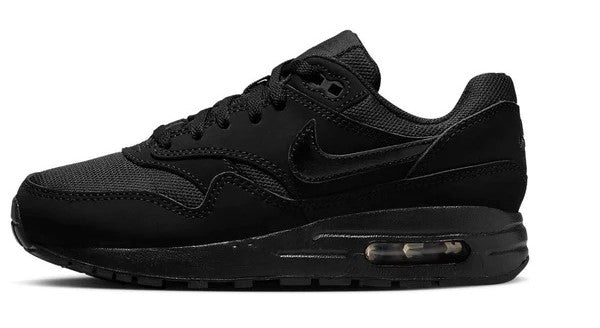 Big Kid's Nike Air Max 1 Black/Black-Black (DZ3307 001)