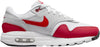 Big Kid's Nike Air Max 1 Neutral Grey/University Red (DZ3307 003)
