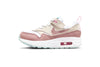Little Kid's Nike Air Max 1 EasyOn White/Red Stardust-Guava Ice (DZ3308 101)