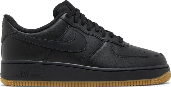 Men's Nike Air Force 1 '07 Black/Black-Gum Light Brown (DZ4404 001)