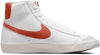 Women's Nike Blazer MID '77 White/Mantra Orange-Sail (DZ4408 100)