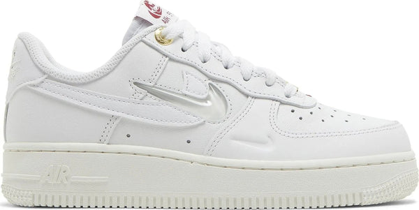 Women's Nike Air Force 1 '07 PRM White/White-Team Red (DZ5616 100)