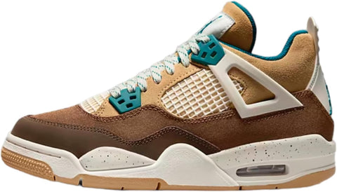 Big Kid's Jordan 4 Retro Cacao Wow /Geode Teal (FB2214 200)