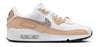 Women's Nike Air Max 90 White/Hemp-Summit White-Black (FB2617 100)