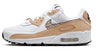 Women's Nike Air Max 90 White/Hemp-Summit White-Black (FB2617 100)