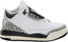 Little Kid's Jordan 3 Retro White/Black-Iron (FB4416 100)