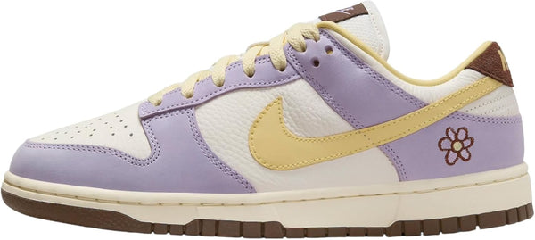 Women's Nike Dunk Low PRM Lilac Bloom/Soft Yellow-Sail (FB7910 500)