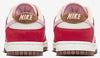 Women's Nike Dunk Low PRM Sports Red/Sheen-Sail (FB7910 600)