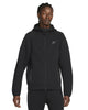 Men's Nike Sportswear Tech Fleece Black Windrunner Full Zip Hoodie
