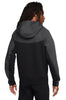 Men's Nike Sportswear Tech Fleece Grey/Black Full Zip Hoodie (FB7921 013)