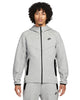 Men's Nike Sportswear Tech Fleece Dark Grey Heather/Black Windrunner Full Zip Hoodie