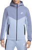 Men's Nike Sportswear Tech Fleece Light Arm. Blue/Ash Slate Full Zip Hoodie (FB79821 440)