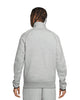 Men's Nike Sportswear Dark Grey Heather/Matte Silver Tech Fleece Half Zip Sweatshirt