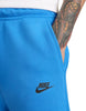 Men's Nike Sportswear Tech Light Photo Blue/Black Fleece Joggers (FB8002 435)