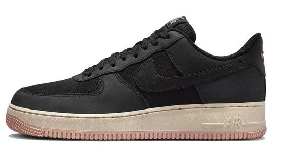 Men's Nike Air Force 1 '07 LX Black/Black-Red Stardust (FB8876 001)