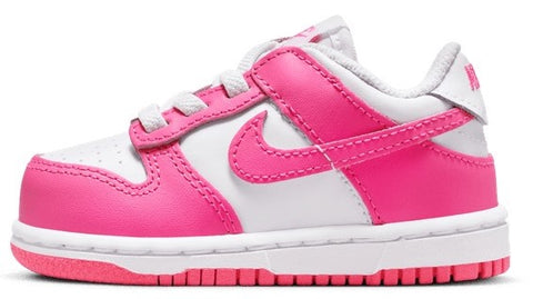 Nike Dunk Low White/Laser Fuchsia (TDE)