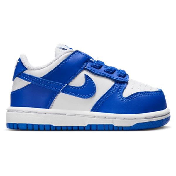 Toddler's Nike Dunk Low White/Concord-University Red (FB9107 106)