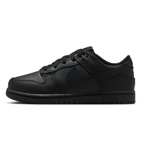 Little Kid's Nike Dunk Low Black/Black-Black (FB9108 009)