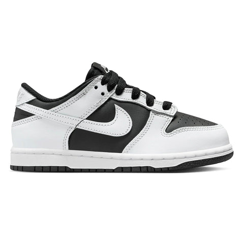 Little Kid's Nike Dunk Low Black/Platinum Tint (FB9108 010)