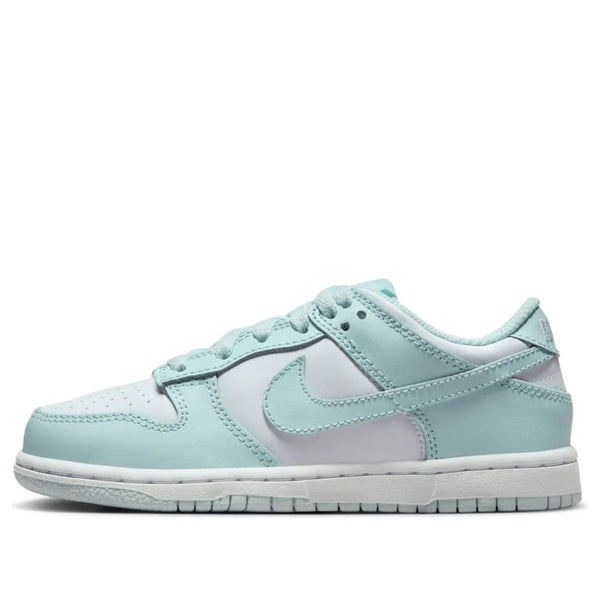 Little Kid's Nike Dunk Low White/Glacier Blue (FB9108 105)