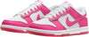 Big Kid's Nike Dunk Low White/Laser Fuchsia (FB9109 102)