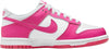 Big Kid's Nike Dunk Low White/Laser Fuchsia (FB9109 102)