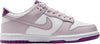 Big Kid's Nike Dunk Low White/Viotech-Platinum Violet (FB9109 104)