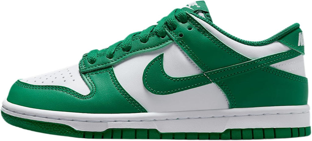 Big Kid's Nike Dunk Low White/Malachite (FB9109 114)