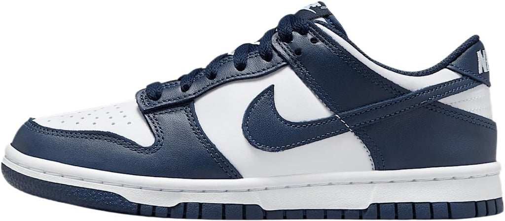 Big Kid's Nike Dunk Low White/Midnight Navy-White (FB9109 116)