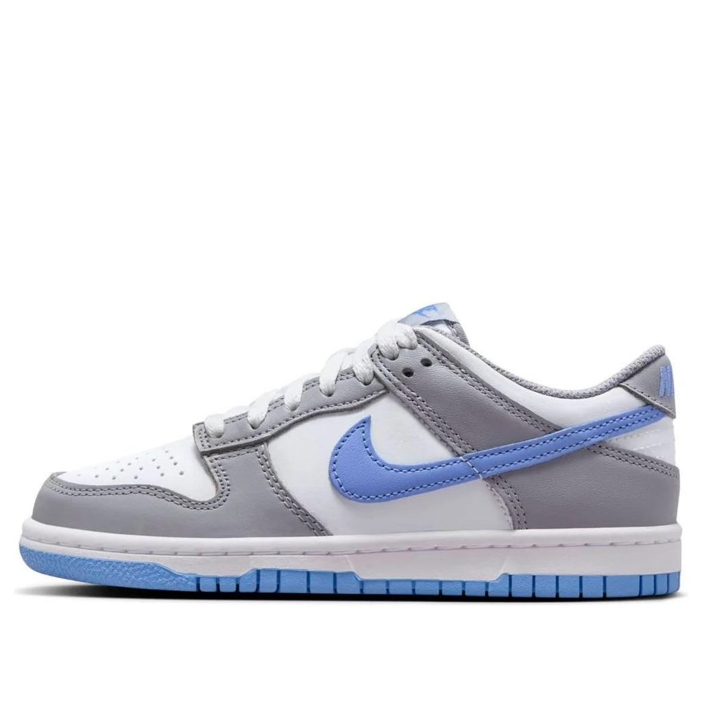 Big Kid's Nike Dunk Low White/Royal Pulse-Cement Grey (FB9109 121)