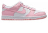 Big Kid's Nike Dunk Low White/Med Soft Pink-White (FB9109 125)